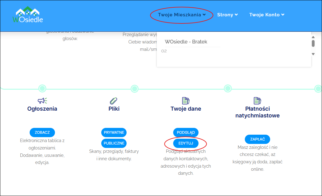 Wniosek o zmianę danych 2